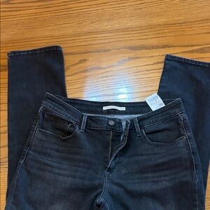Levi's Dark Wash Mid Rise Jeans